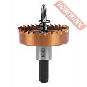 Коронка по металлу HSS TiN 42 мм цилиндрический хвостовик 9 мм MESSER 21-02-042