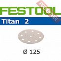 Шлифовальный круг FESTOOL Titan 2 STF D125/90 P240 TI2/100