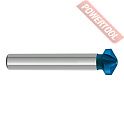 Зенковка по металлу HSS-XE Blue-Tec 120 градусов 12,4 мм цилиндрический хвостовик LENZ LZSK-88124 F