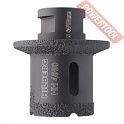 Коронка-фреза алмазная по керамограниту 40/60х40 мм хвостовик M14 HILBERG Super Hard HH4060