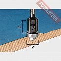 Фреза для обработки кромок со сменными ножами HW с хвостовиком 8 мм FESTOOL HW S8 D19/20WM Z2