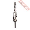 Сверло ступенчатое по металлу со спиральной канавкой HSS 4-12х80 мм цилиндрический трехгранный хвостовик MESSER 20-09-412