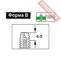 Метчик машинный для сквозных отверстий по металлу HSS-Co M4х0,7 DIN371 D.BOR TCT-402-040-070