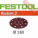 Шлифовальный круг FESTOOL Rubin 2 STF D150/16 P180 RU2/10