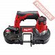 Аккумуляторная ручная ленточная пила по металлу MILWAUKEE M12 BS-0