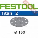 Шлифовальный круг FESTOOL Titan 2 STF D150/16 P280 TI2/100