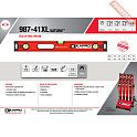 Уровень строительный 60 см KAPRO 987XL Saturn 987XL-41-60
