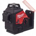 Лазерный уровень построитель плоскостей MILWAUKEE M12 A3PLO-401C