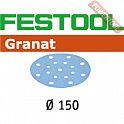 Шлифовальный круг FESTOOL Granat STF D150/16 P60 GR/50