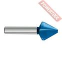Зенковка по металлу HSS-XE Blue-Tec 60 градусов 25 мм цилиндрический хвостовик LENZ LZSK-80250 F