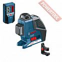 Лазерный уровень построитель плоскостей BOSCH GLL 2-80 P BM 1 LR 2 L-Boxx