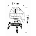 Лазерный уровень построитель плоскостей BOSCH GLL 5-50 X