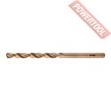 Сверло спиральное по металлу HSSE-Co5 6,1х57 мм цилиндрический хвостовик 10 шт LENZ LZST-01061