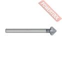Зенковка по металлу HSS-XE 90 градусов 6,3 мм цилиндрический хвостовик длинный LENZ LZSK-21063
