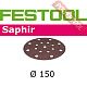 Шлифовальный круг FESTOOL Saphir STF-D150/16 P24 SA/25