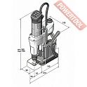 Магнитный сверлильный станок FEIN KBM 50 UQW