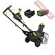 Снегоуборщик колесный аккумуляторный GREENWORKS 82SN22K8