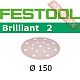 Шлифовальный круг FESTOOL Brilliant 2 STF D150/16 P40 BR2/50